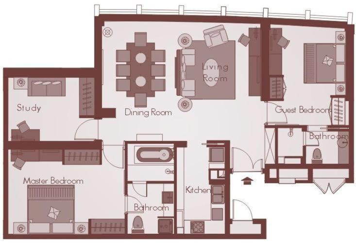 Oakwood Residence Xangai Exterior foto