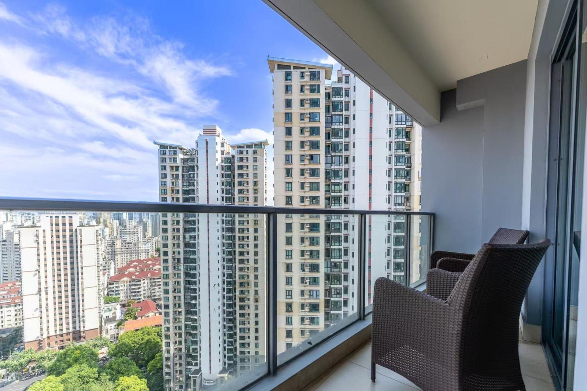 Oakwood Residence Xangai Exterior foto